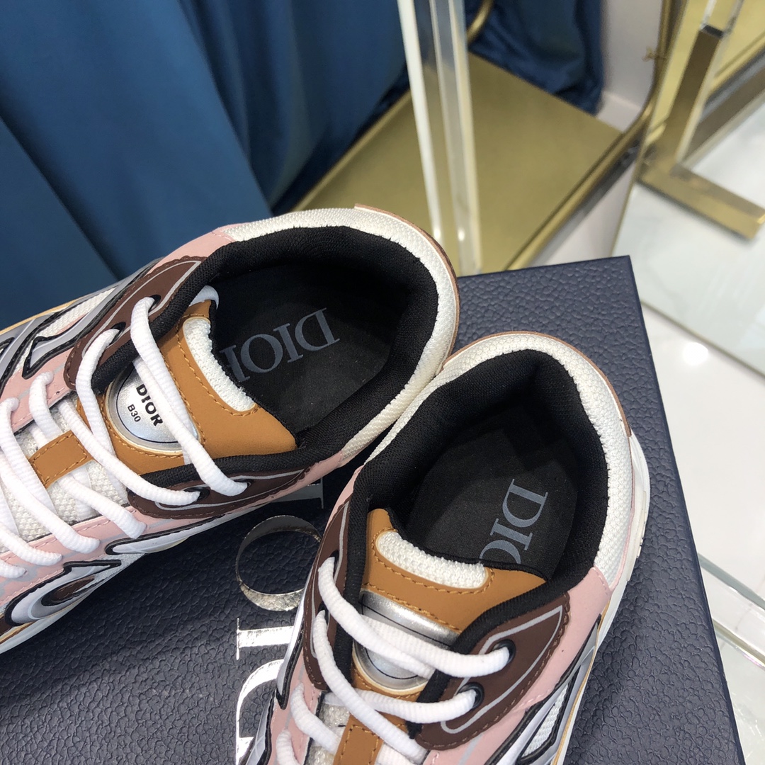 Dior B30 Sneaker, weißes Mesh und technisches Gewebe - EUR FASHION