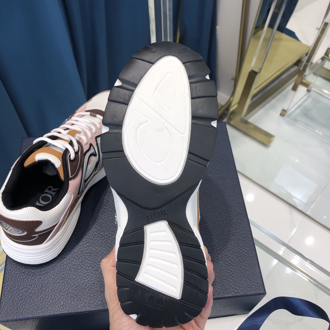 Dior B30 Sneaker, weißes Mesh und technisches Gewebe - EUR FASHION