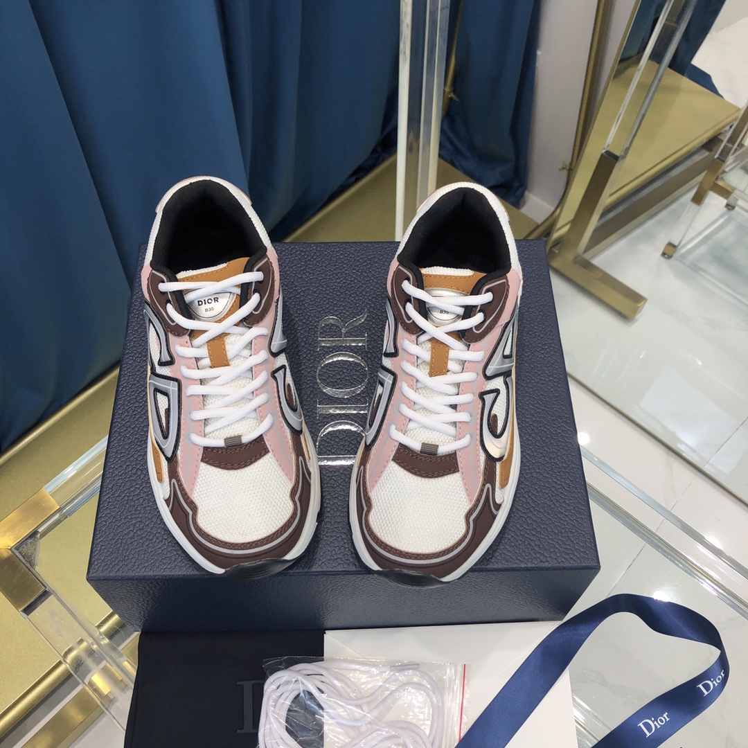 Dior B30 Sneaker, weißes Mesh und technisches Gewebe - EUR FASHION