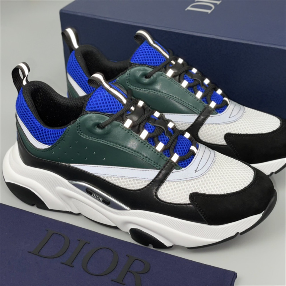 Dior B22 Low-Top-Sneaker in Grün und Blau - EUR FASHION