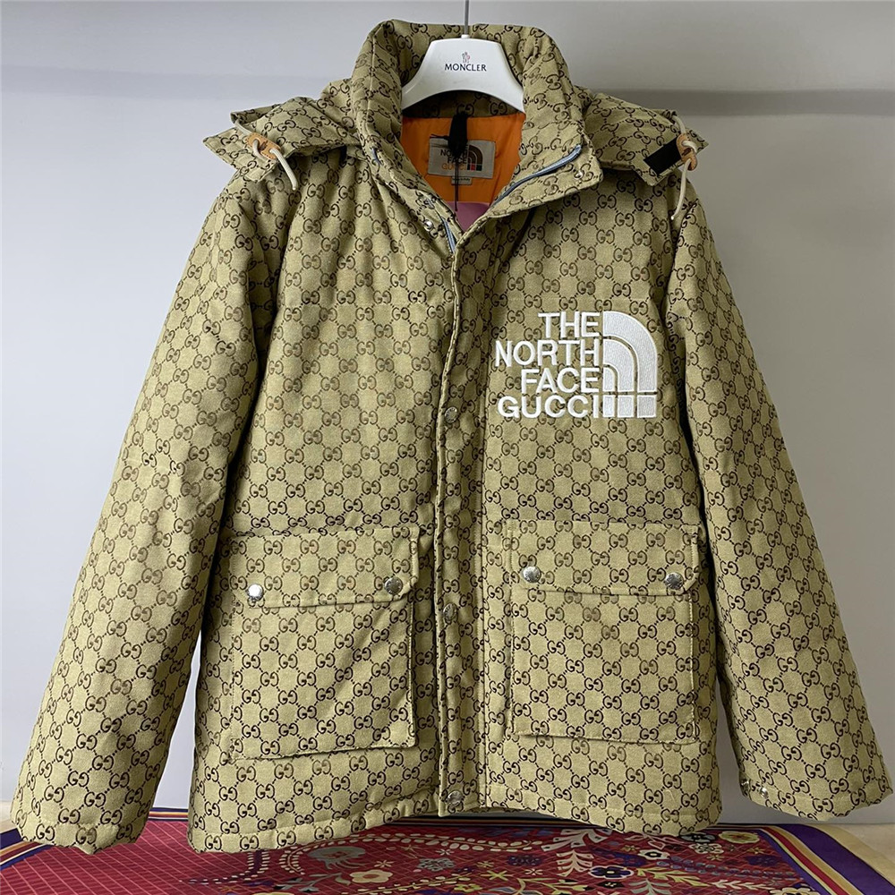 Gucci x The North Face Mantel (grauer Reißverschluss) - EUR FASHION