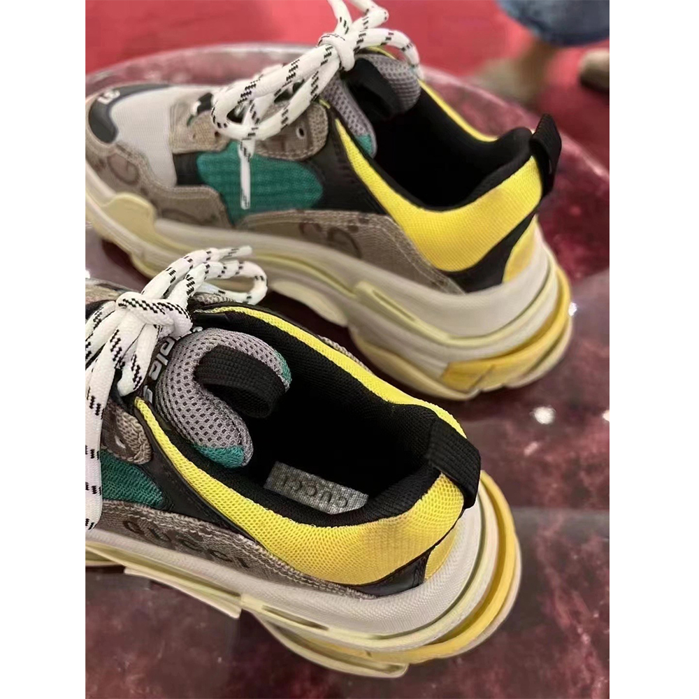 Gucci Herren The Hacker Project Triple S Sneaker (verfallene Sohlen) - EUR FASHION