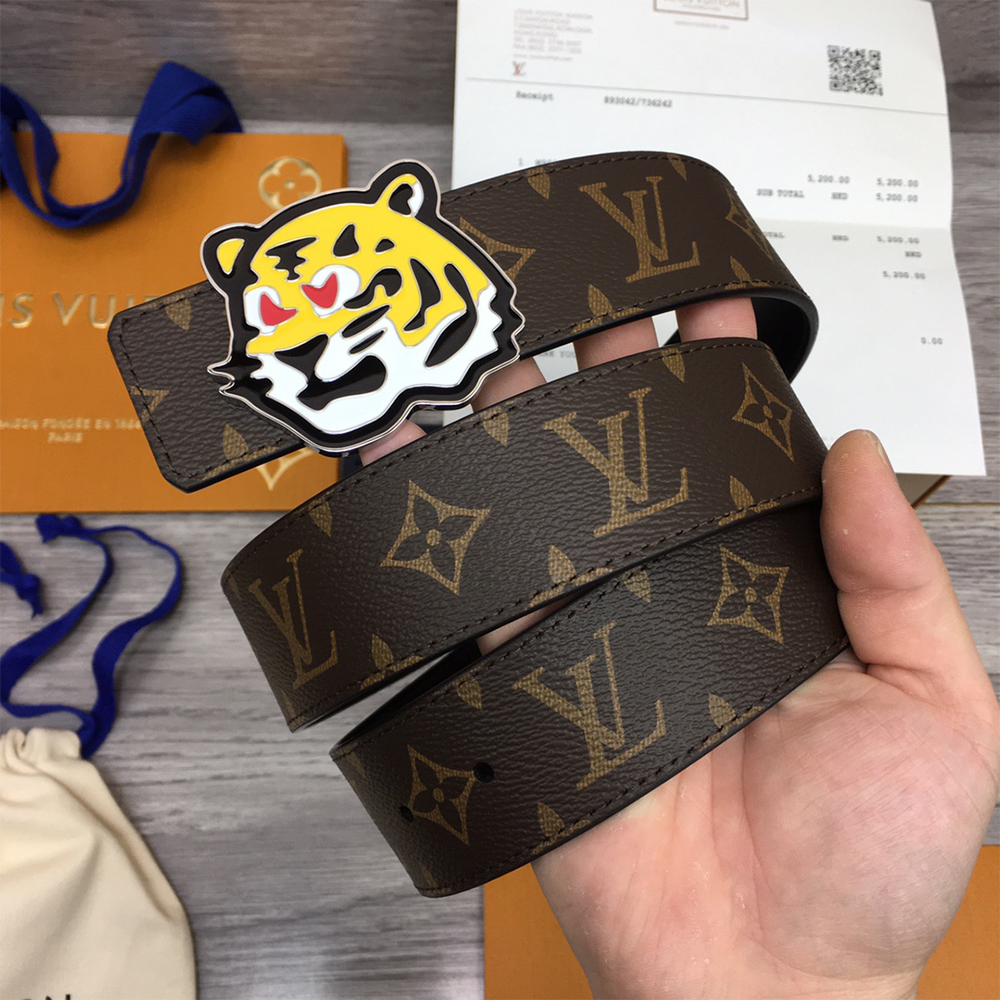 Louis Vuitton Tiger 40MM Gürtel Braun - EUR FASHION
