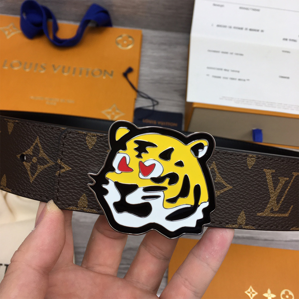 Louis Vuitton Tiger 40MM Gürtel Braun - EUR FASHION