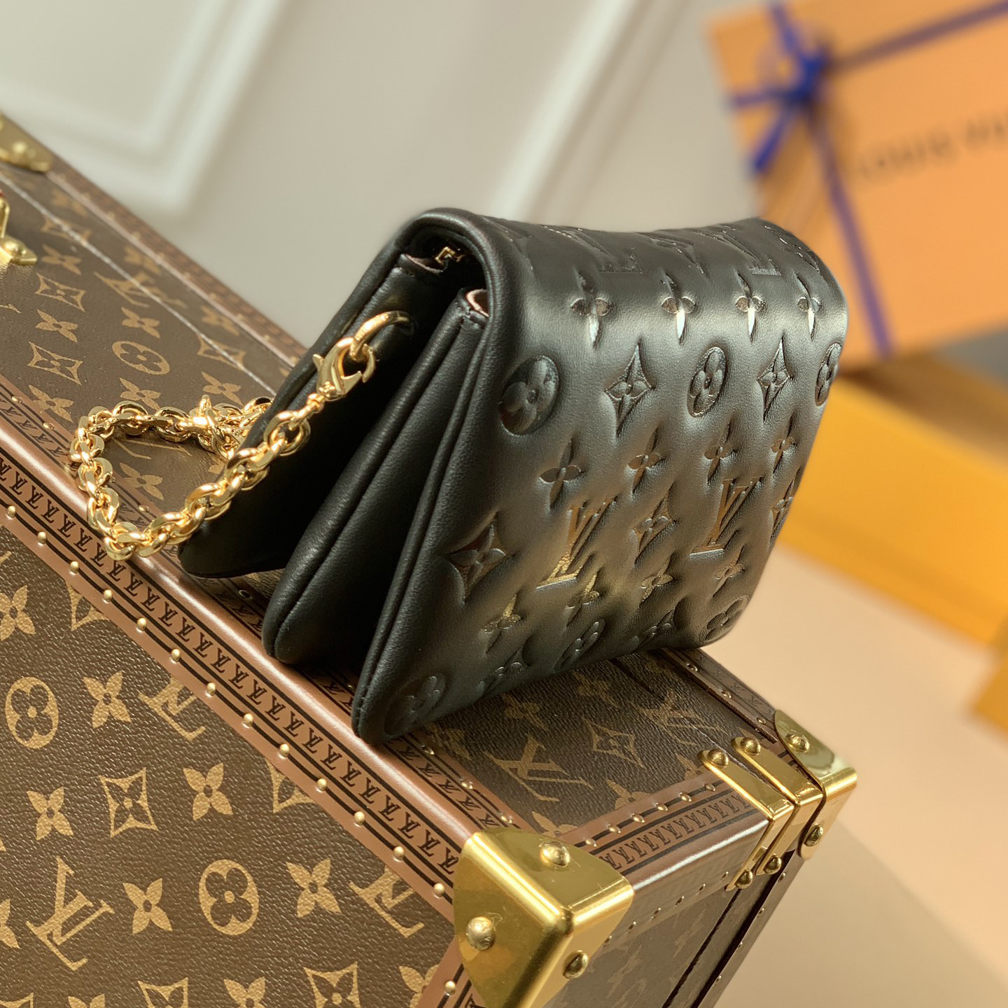Louis Vuitton Pochette Coussin Schwarz (20-14-8CM) - EUR FASHION