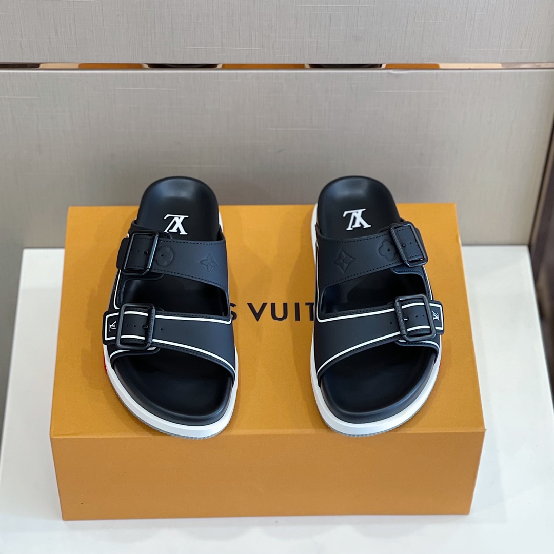 Louis Vuitton Trainer Mule in Schwarz und Grau - EUR FASHION