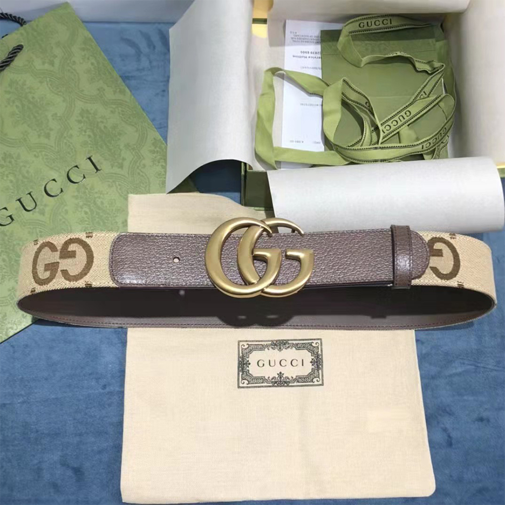 Gucci Jumbo GG Marmont breiter Gürtel - EUR FASHION