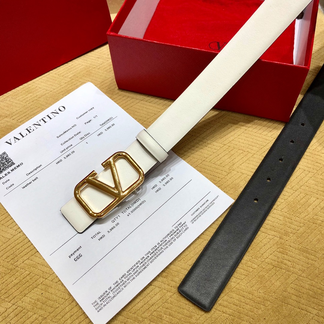 Valenti VLogo Signature 30MM Wendegürtel - EUR FASHION