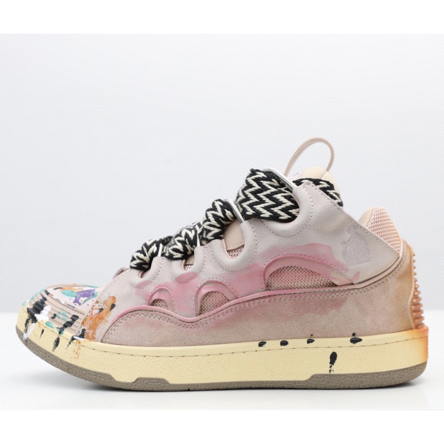Lanvin X Gallery Dept. Curb Sneaker Pink - EUR FASHION