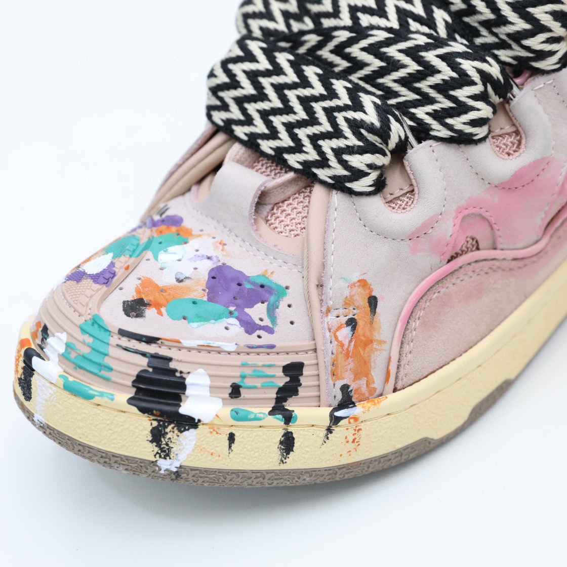 Lanvin X Gallery Dept. Curb Sneaker Pink - EUR FASHION