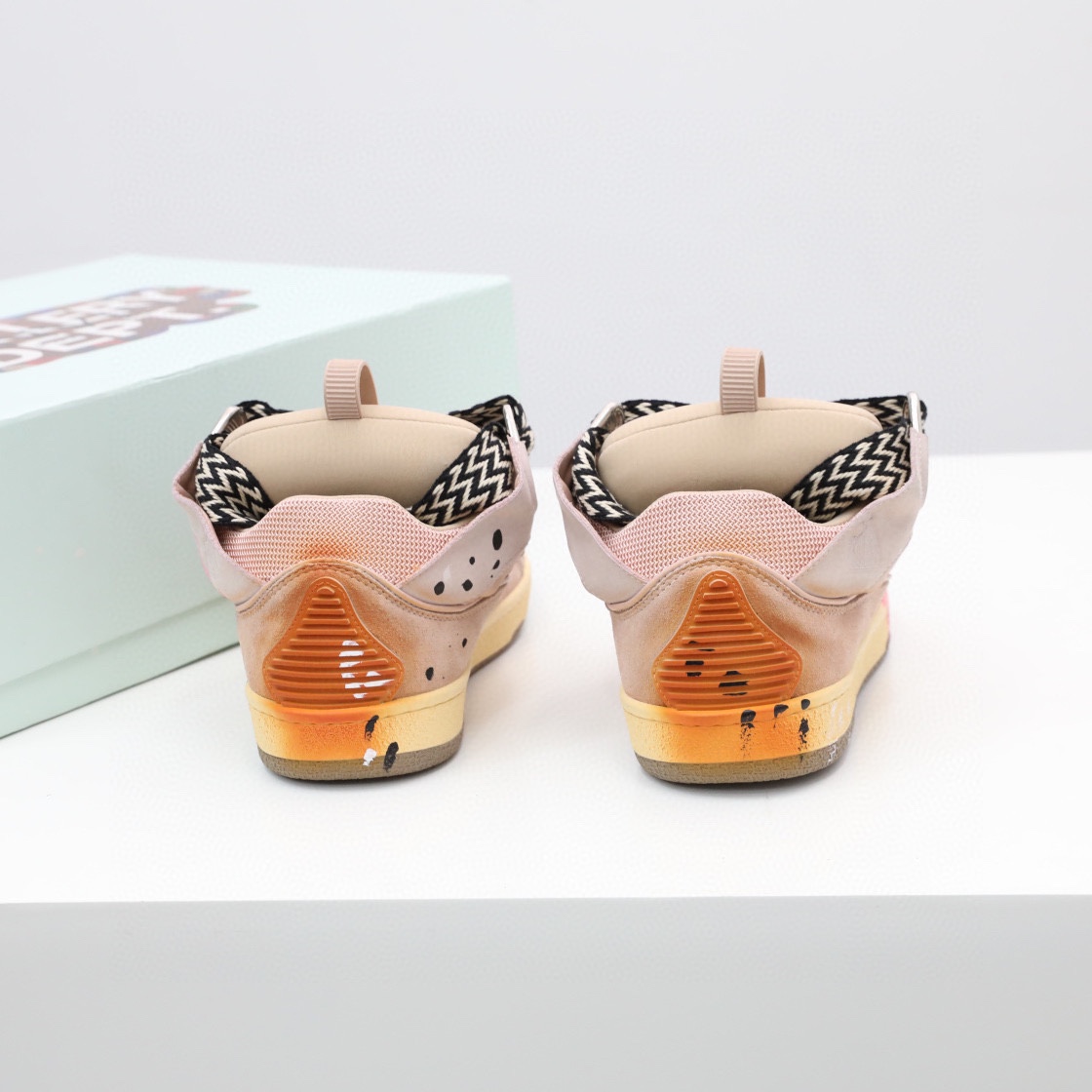 Lanvin X Gallery Dept. Curb Sneaker Pink - EUR FASHION