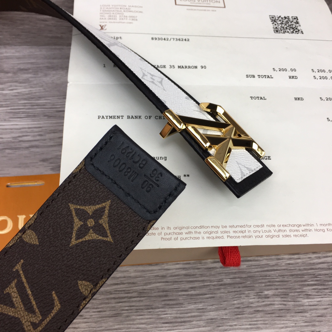 Louis Vuitton Shape 40MM Wendegürtel - EUR FASHION