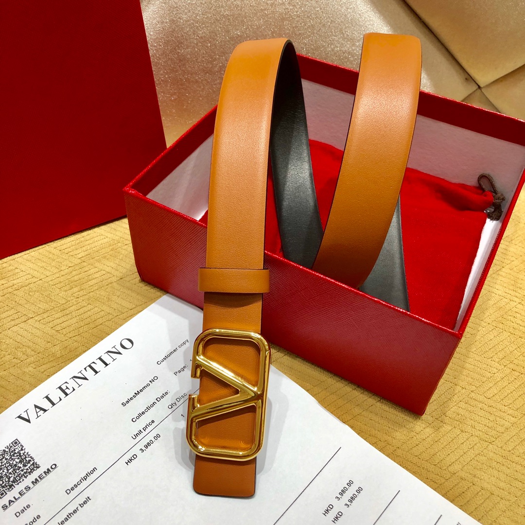 Valenti VLogo Signature 30MM Wendegürtel - EUR FASHION