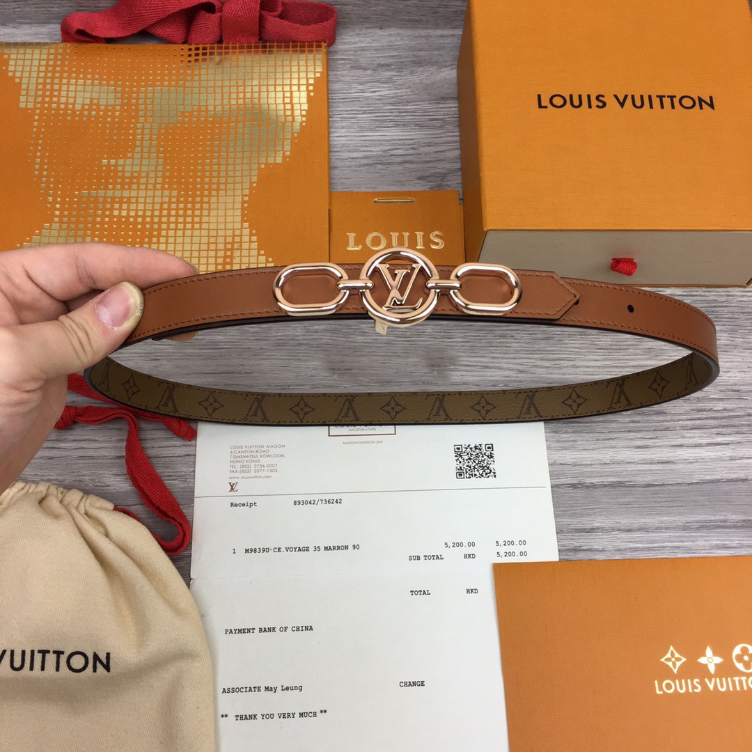 Louis Vuitton Squared LV 20 mm Gürtel - EUR FASHION