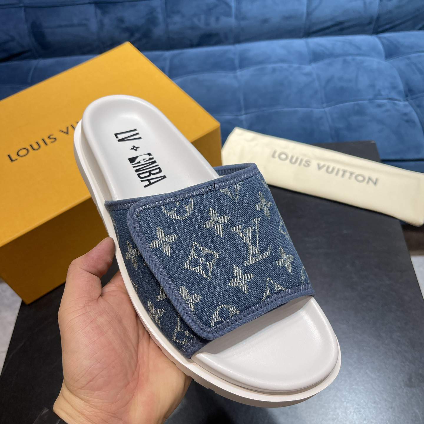 Louis Vuitton x NBA-Monogramm-Slipper - EUR FASHION