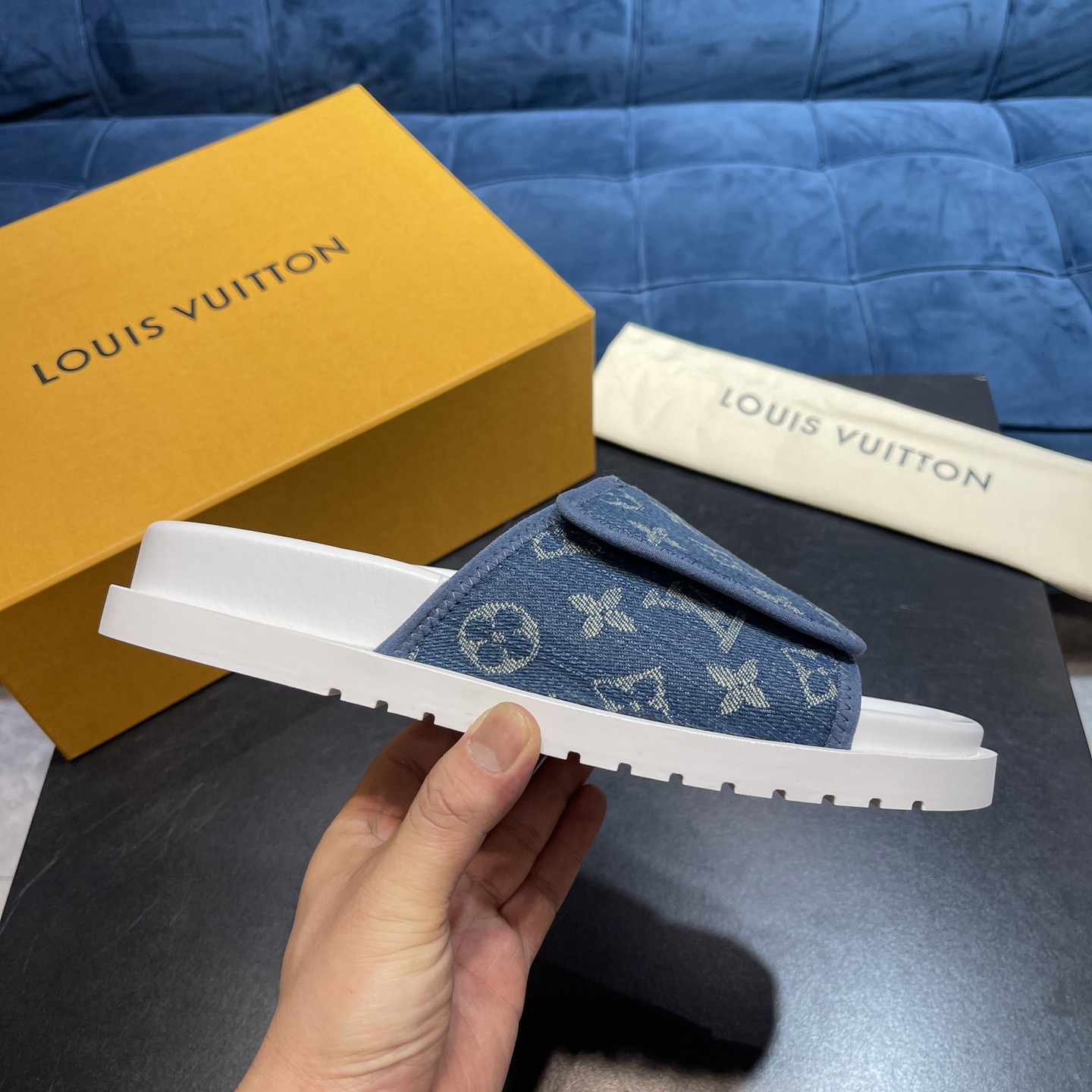 Louis Vuitton x NBA-Monogramm-Slipper - EUR FASHION