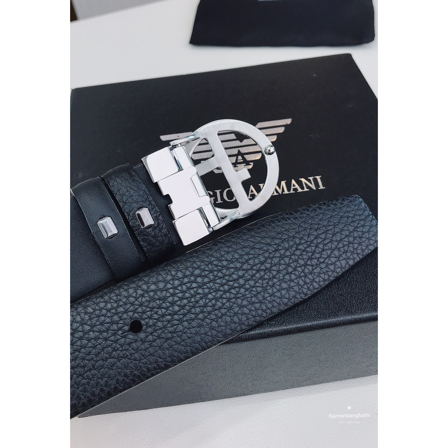 Armani Wende-Ledergürtel 35 mm - EUR FASHION