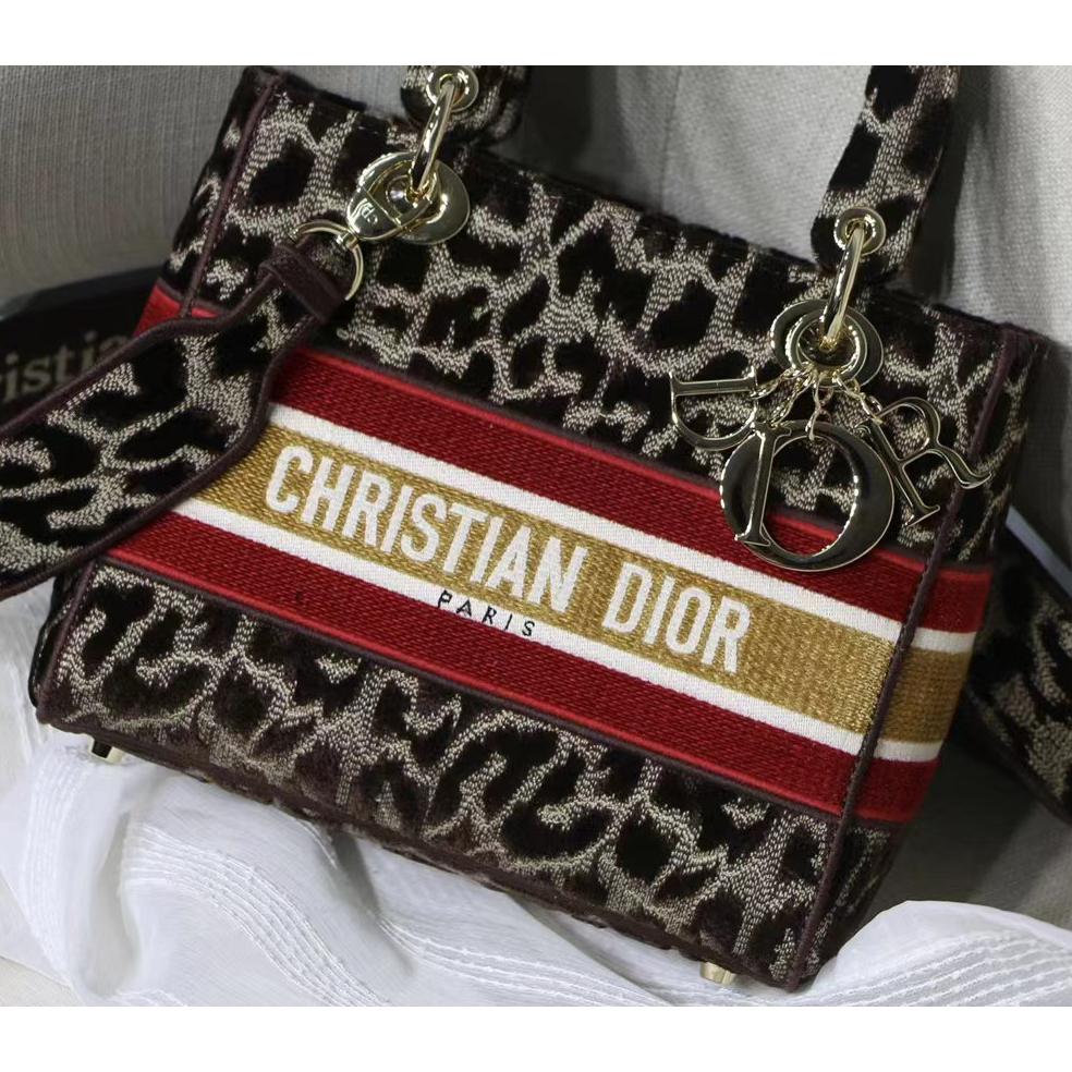 Dior Damentasche mit Leopardenmuster (24-20-11CM) - EUR FASHION