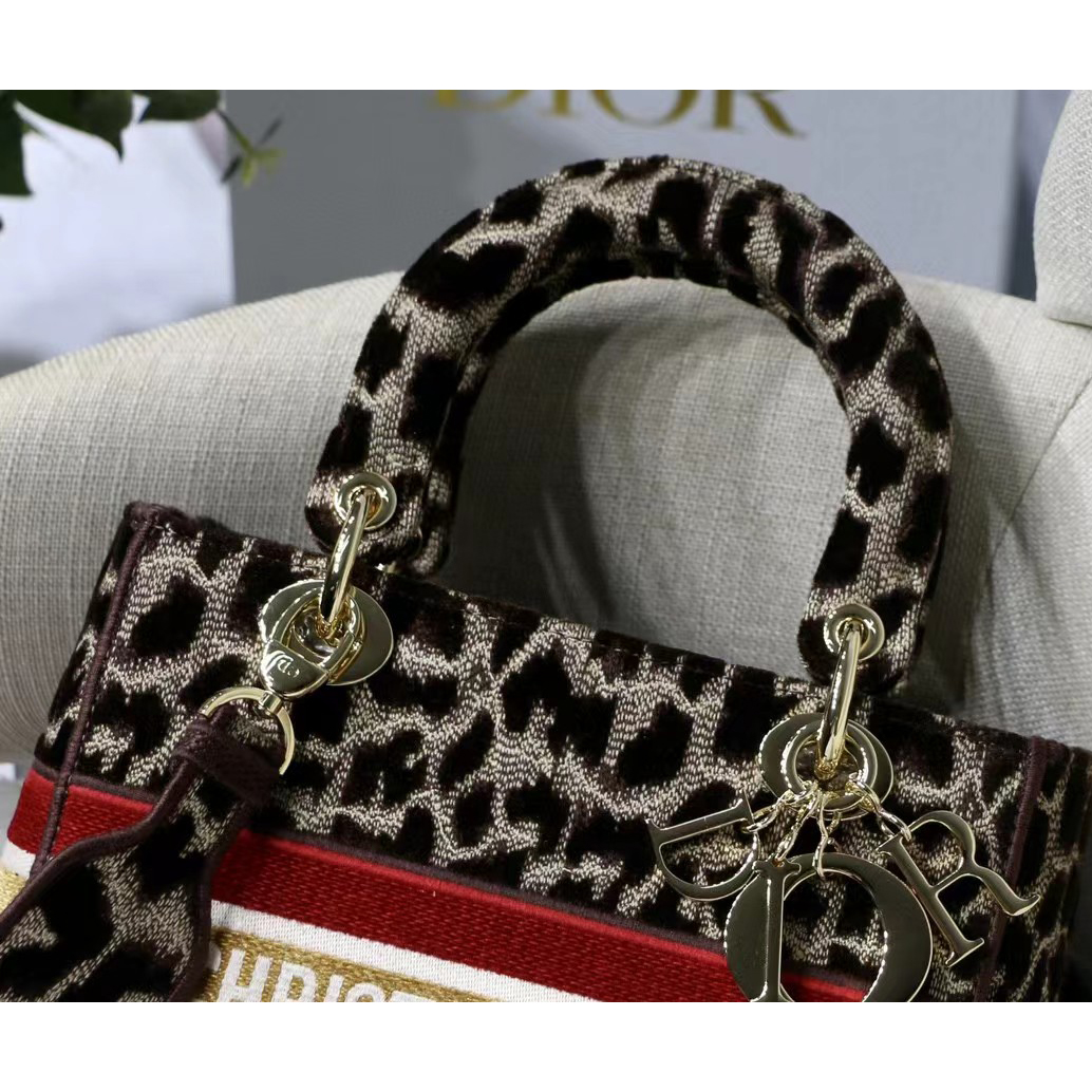 Dior Damentasche mit Leopardenmuster (24-20-11CM) - EUR FASHION