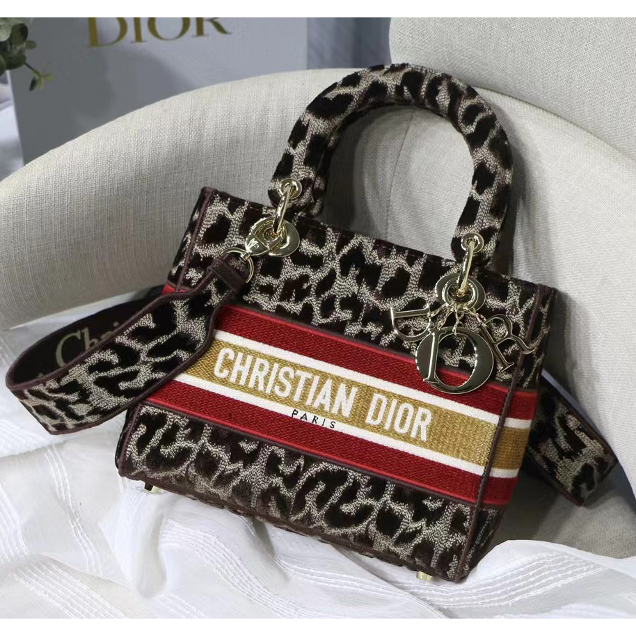 Dior Damentasche mit Leopardenmuster (24-20-11CM) - EUR FASHION