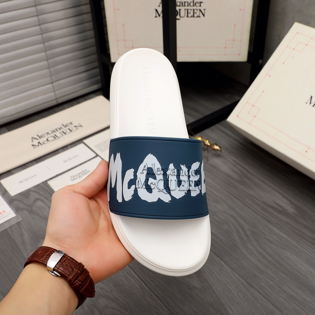 Alexander Mqueen Logo-Slipper - EUR FASHION