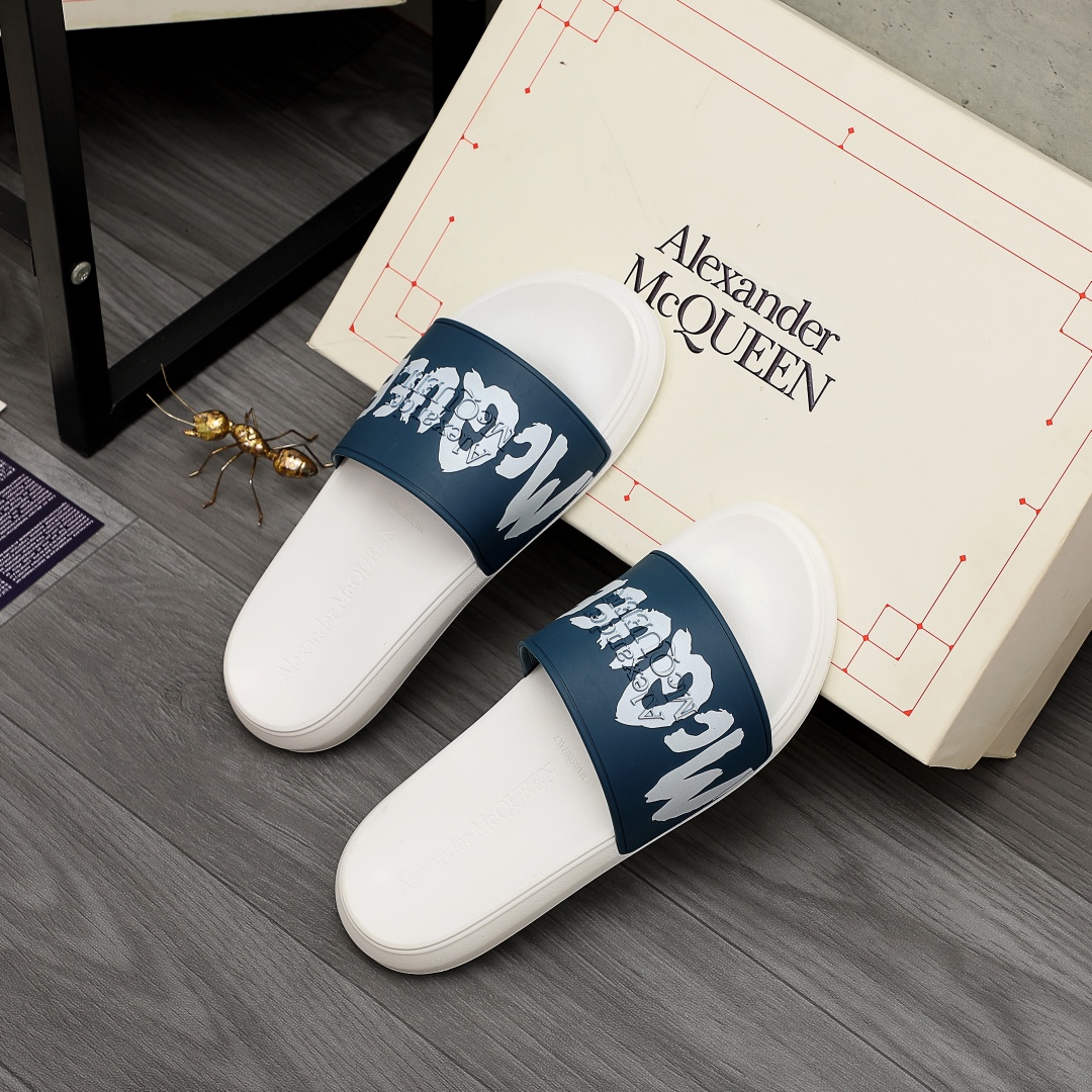 Alexander Mqueen Logo-Slipper - EUR FASHION