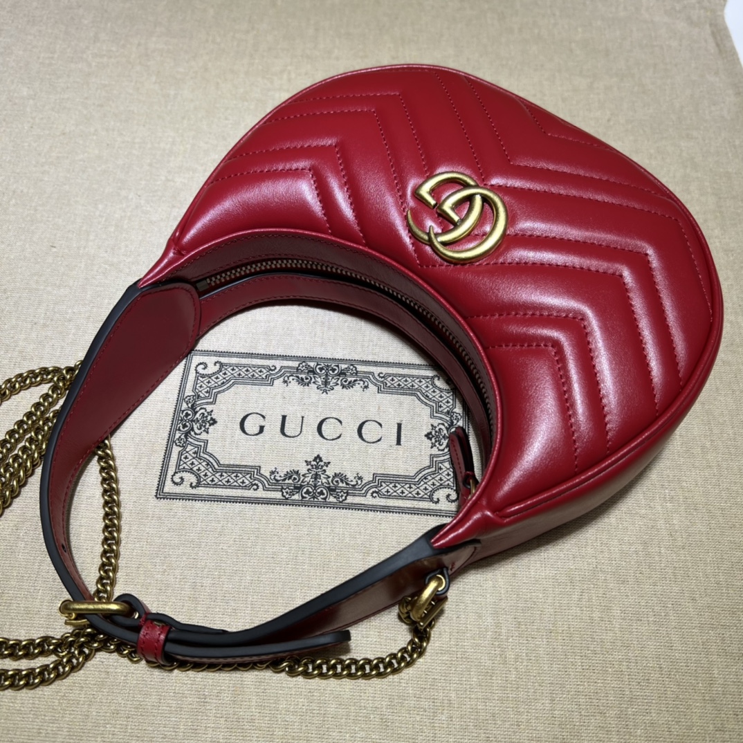 Gucci GG Ledergrifftasche (21-11-5CM) - EUR FASHION