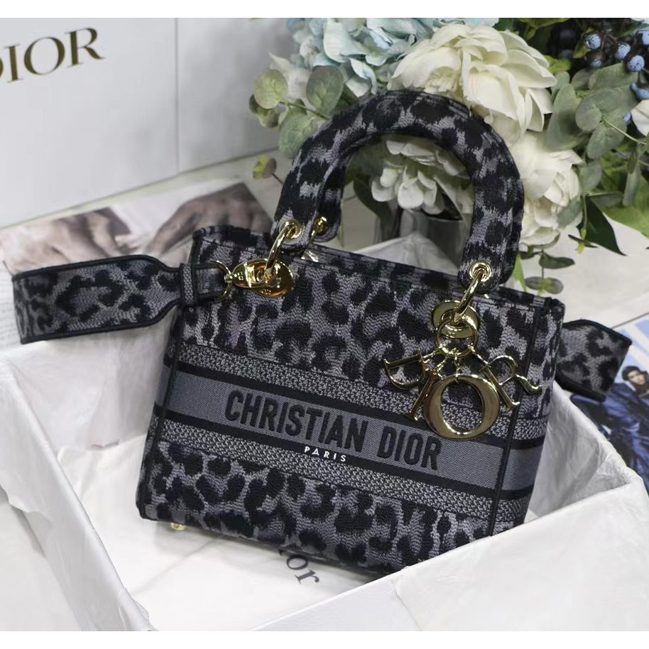 Dior Damentasche mit Leopardenmuster (24-20-11CM) - EUR FASHION