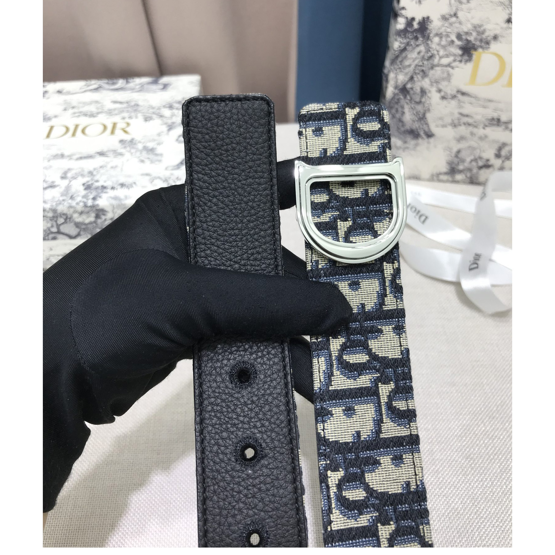 Dior-Ledergürtel mit „D“-Schnalle - EUR FASHION