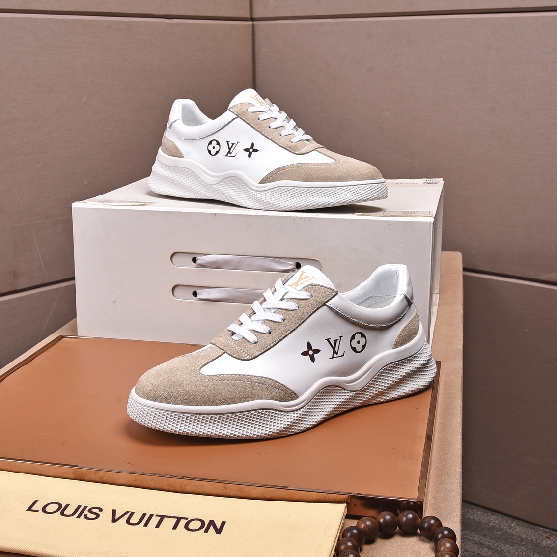 Louis Vuitton Herren-Logo-Sneaker - EUR FASHION