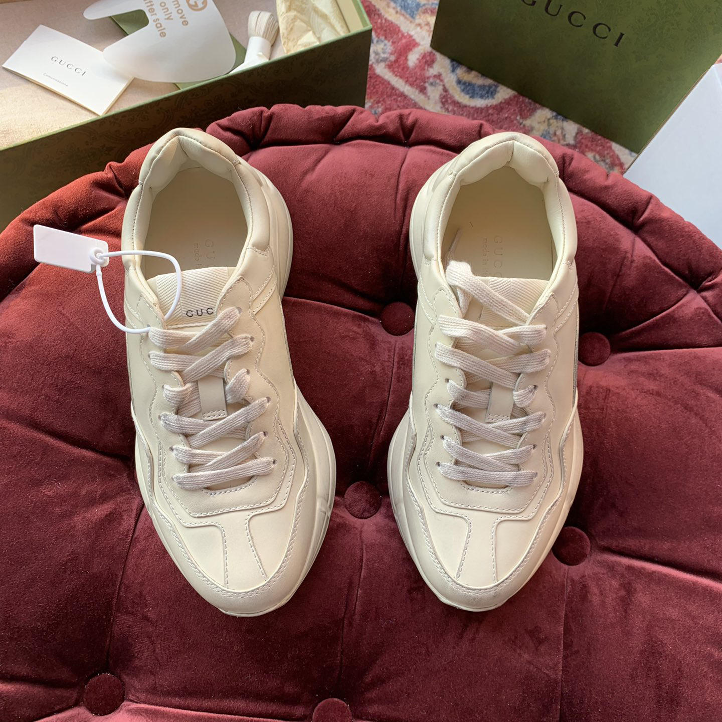 Gucci Rhyton-Sneaker für Herren in Weiß - EUR FASHION