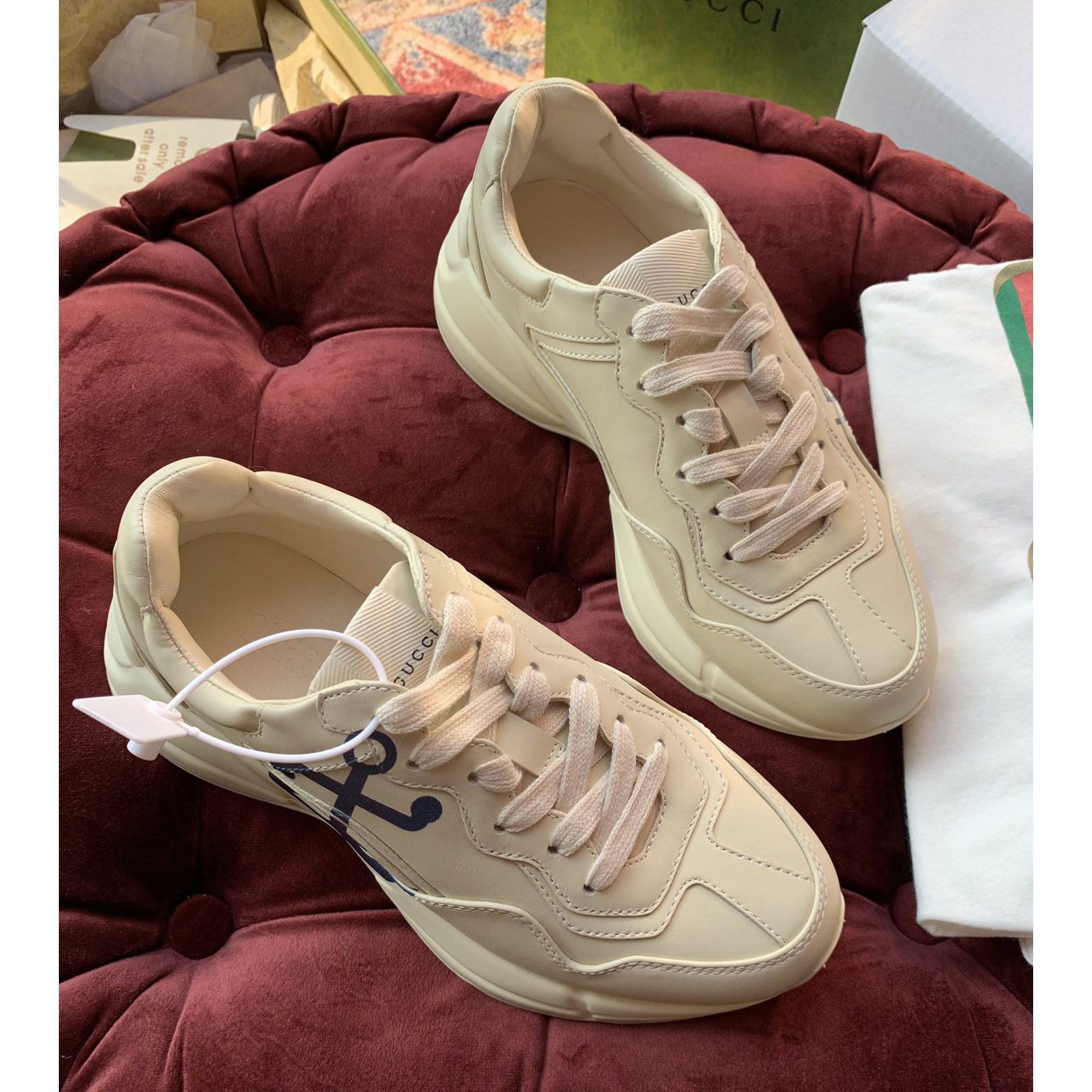 Gucci Rhyton-Sneaker für Herren in Weiß - EUR FASHION