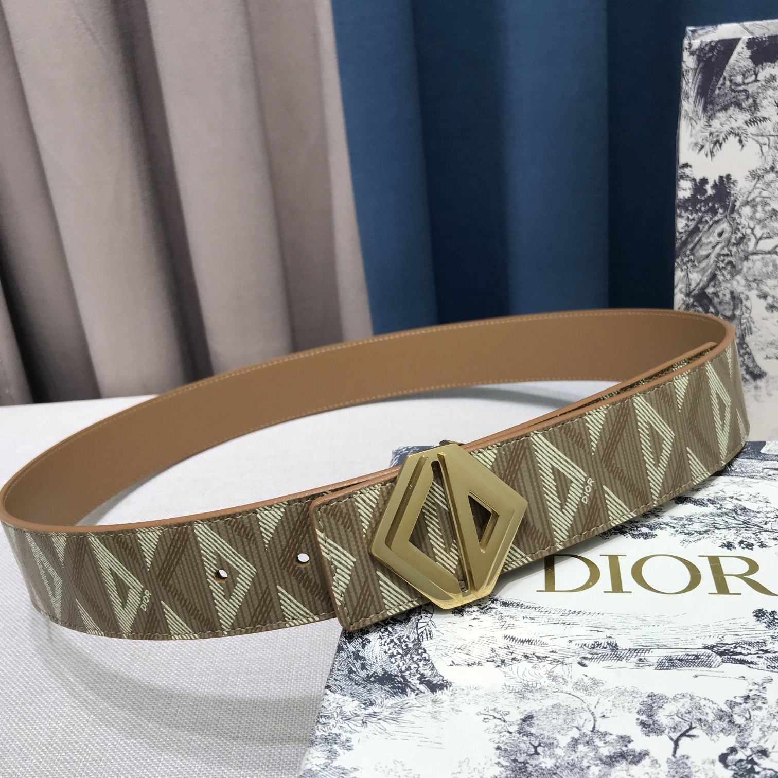 Dior CD Diamond Print 35 mm Wendegürtel - EUR FASHION