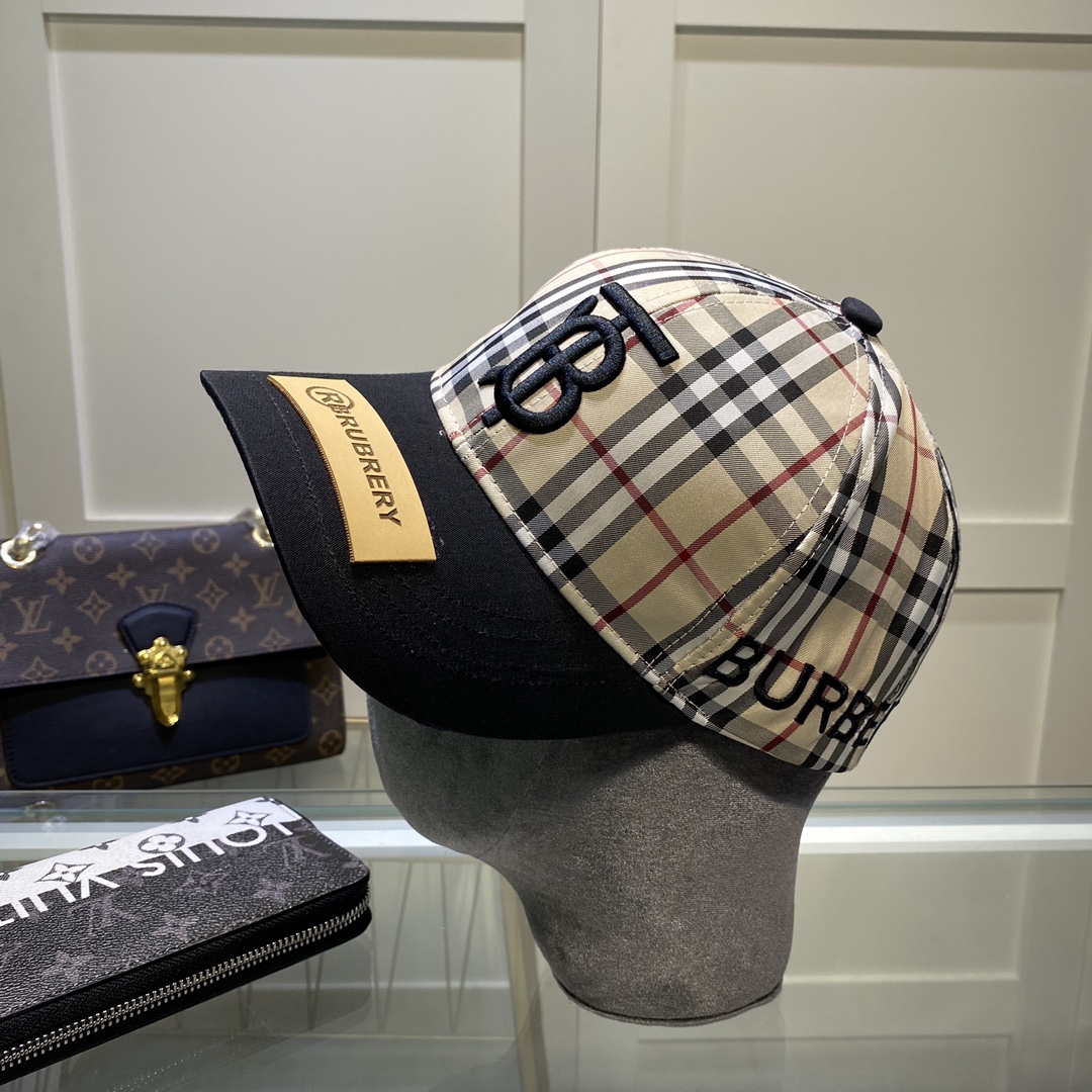 Burberry Baseballkappe mit Monogrammmotiv und Streifenmuster - EUR FASHION