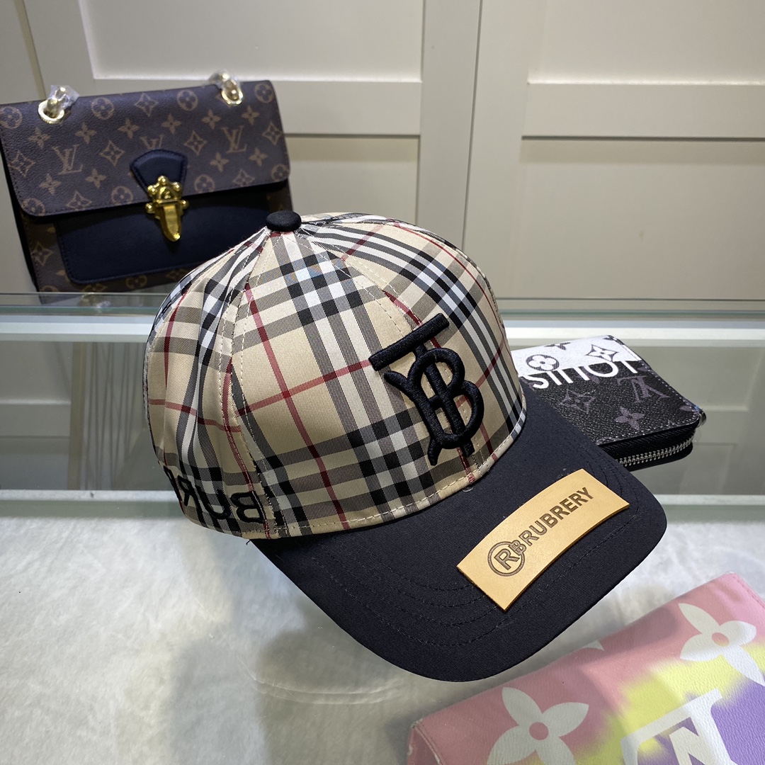 Burberry Baseballkappe mit Monogrammmotiv und Streifenmuster - EUR FASHION