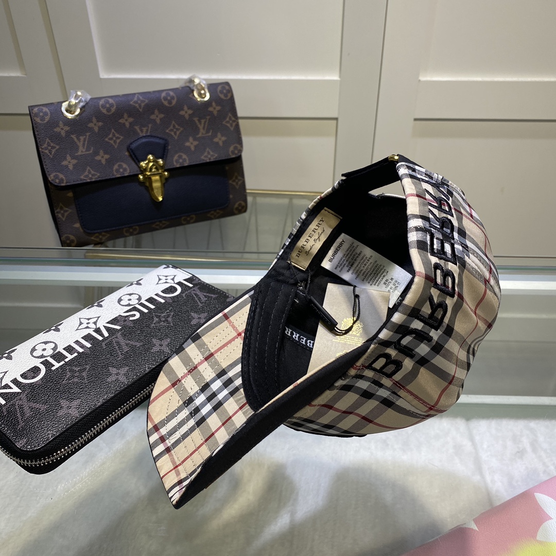 Burberry Baseballkappe mit Monogrammmotiv und Streifenmuster - EUR FASHION