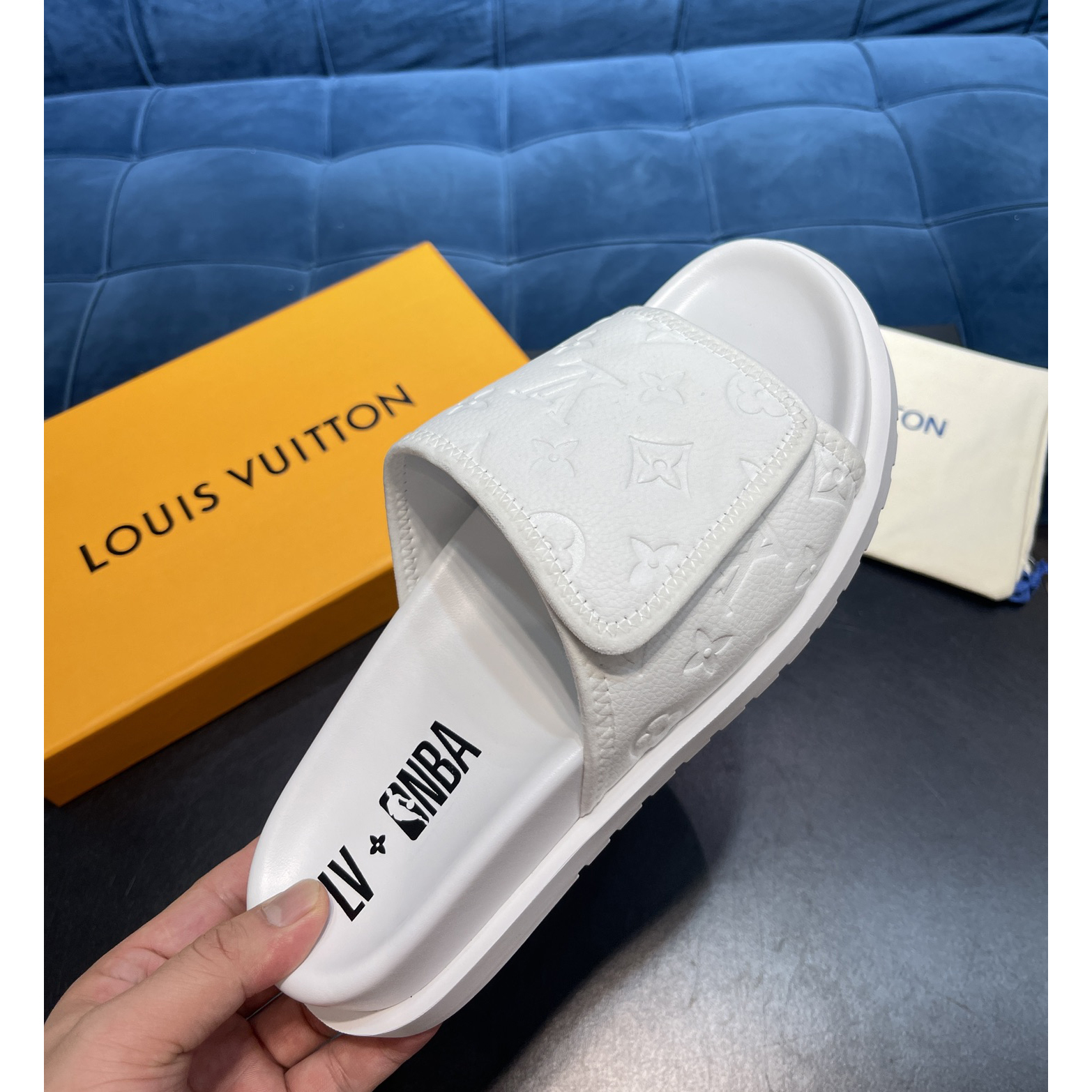 Louis Vuitton x NBA-Monogramm-Slipper - EUR FASHION