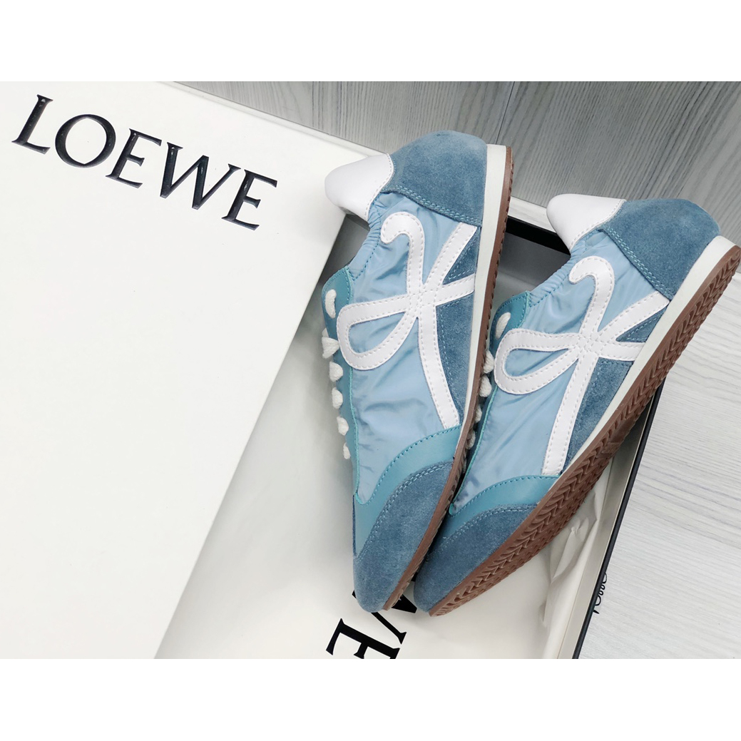 Loewe Ballettläufer aus Nylon und Kalbsleder - EUR FASHION