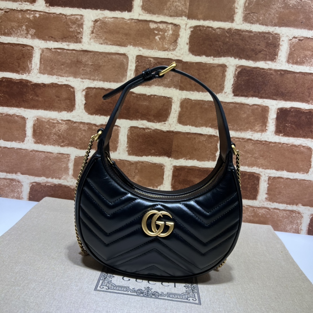 Gucci GG Ledergrifftasche (21-11-5CM) - EUR FASHION