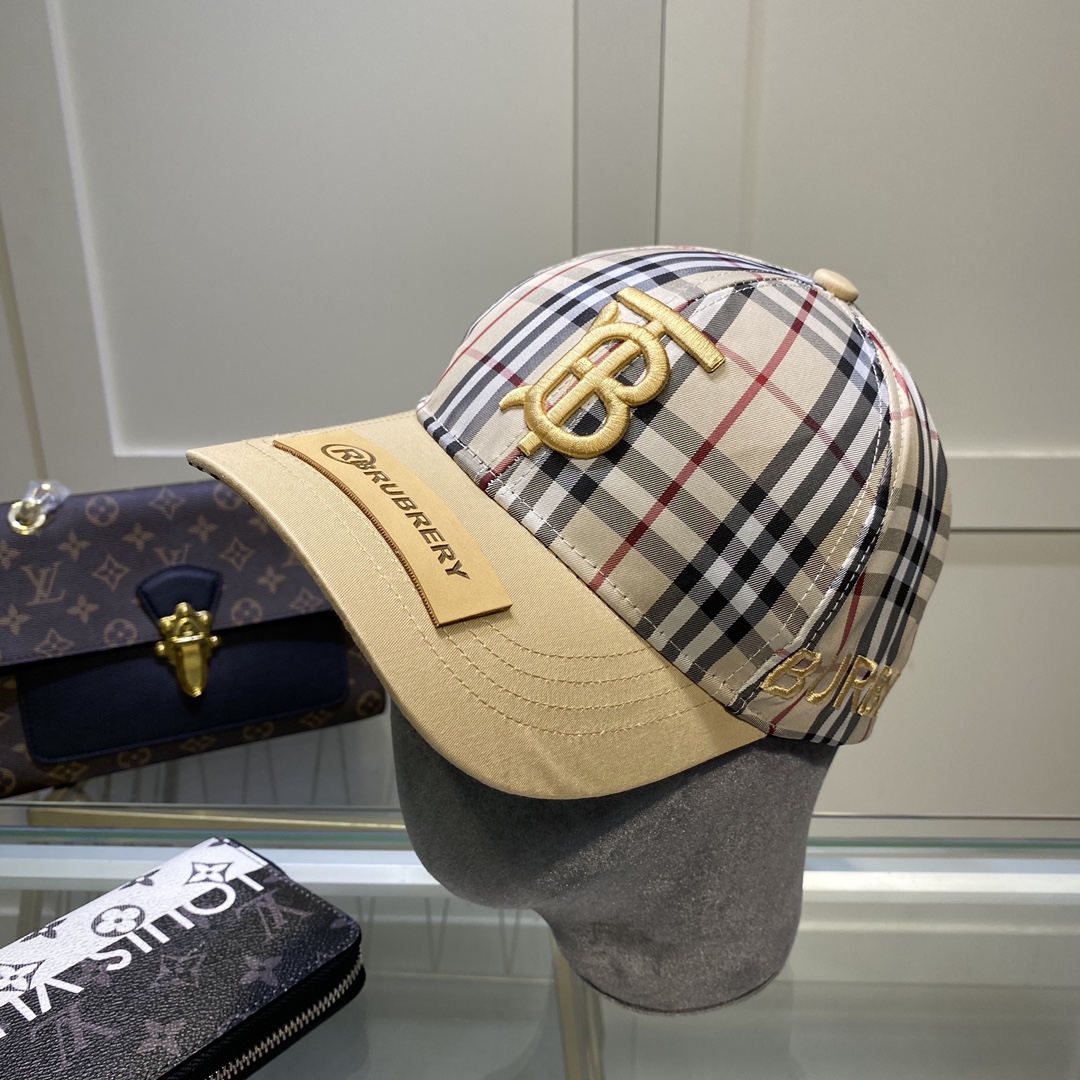 Burberry Baseballkappe mit Monogrammmotiv und Streifenmuster - EUR FASHION