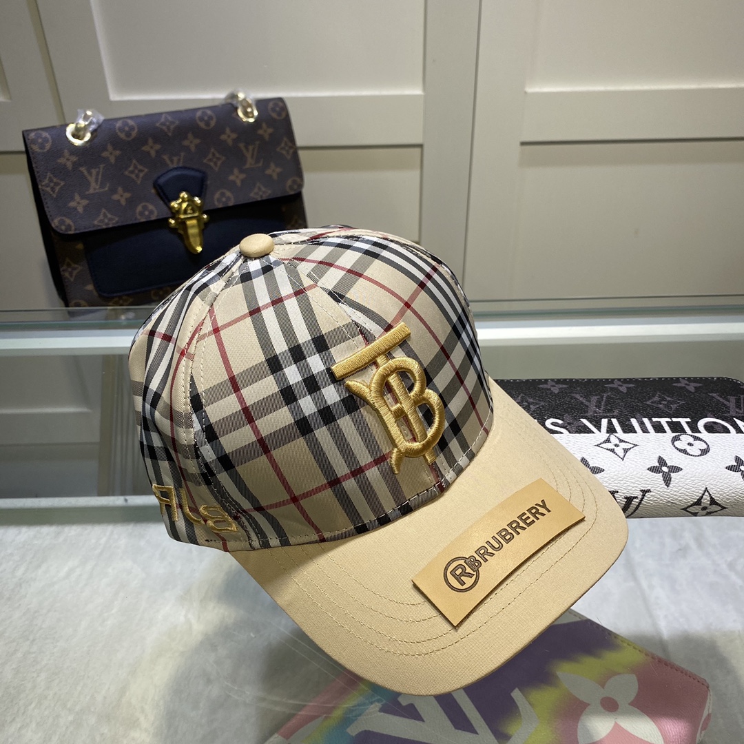 Burberry Baseballkappe mit Monogrammmotiv und Streifenmuster - EUR FASHION