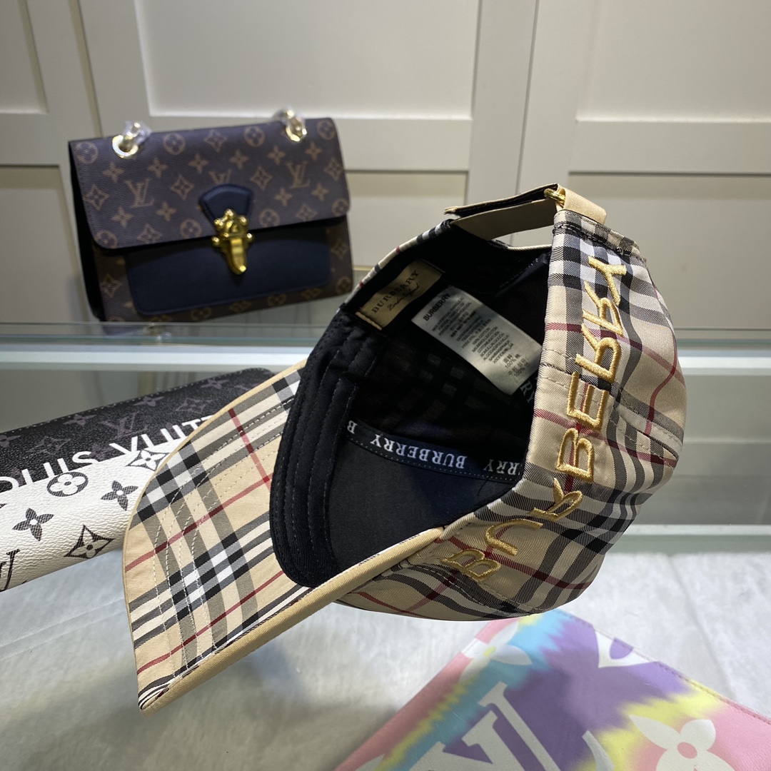 Burberry Baseballkappe mit Monogrammmotiv und Streifenmuster - EUR FASHION