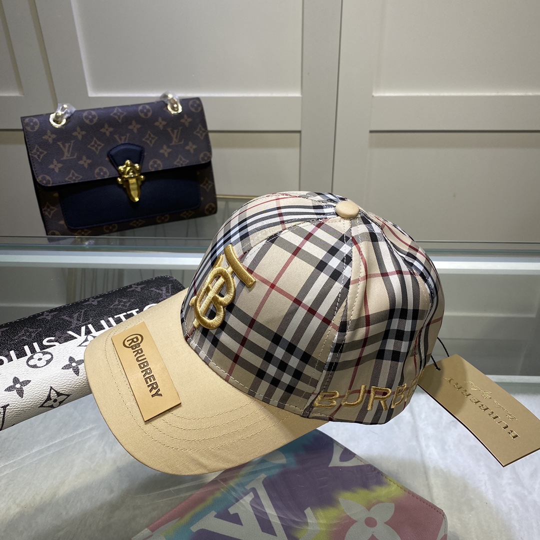 Burberry Baseballkappe mit Monogrammmotiv und Streifenmuster - EUR FASHION