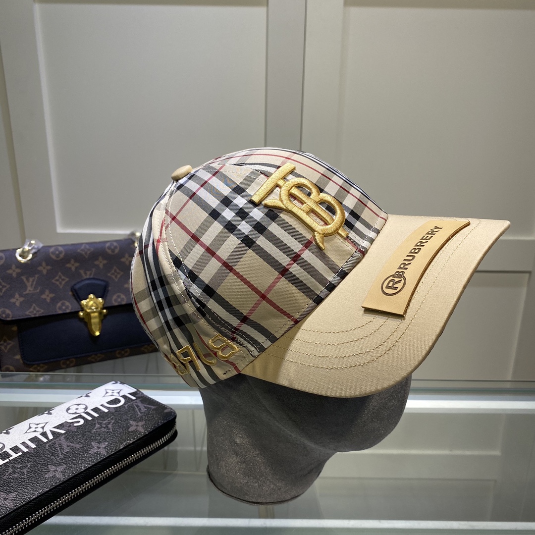 Burberry Baseballkappe mit Monogrammmotiv und Streifenmuster - EUR FASHION