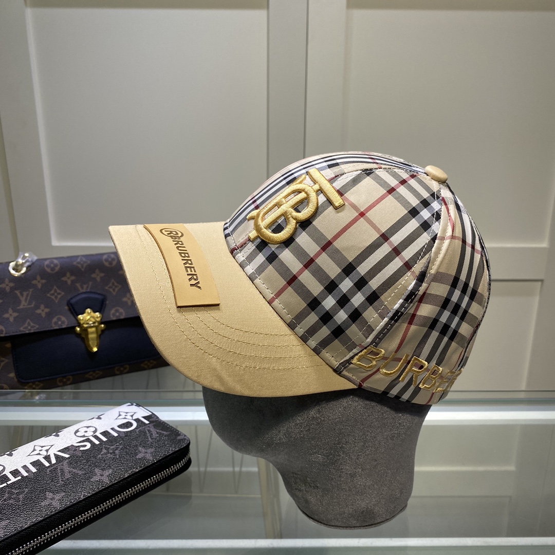 Burberry Baseballkappe mit Monogrammmotiv und Streifenmuster - EUR FASHION