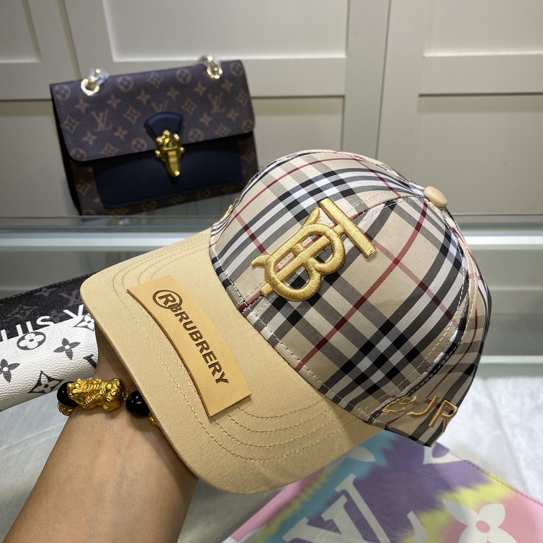 Burberry Baseballkappe mit Monogrammmotiv und Streifenmuster - EUR FASHION