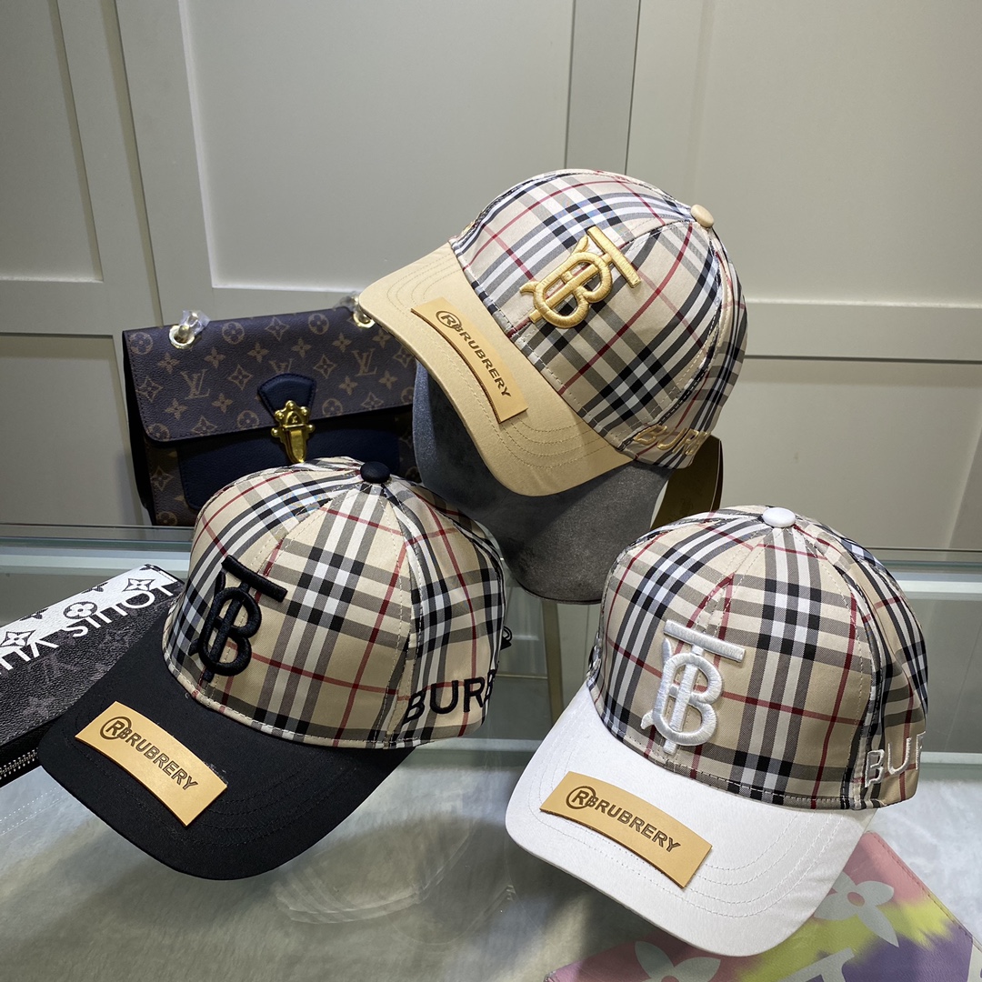 Burberry Baseballkappe mit Monogrammmotiv und Streifenmuster - EUR FASHION