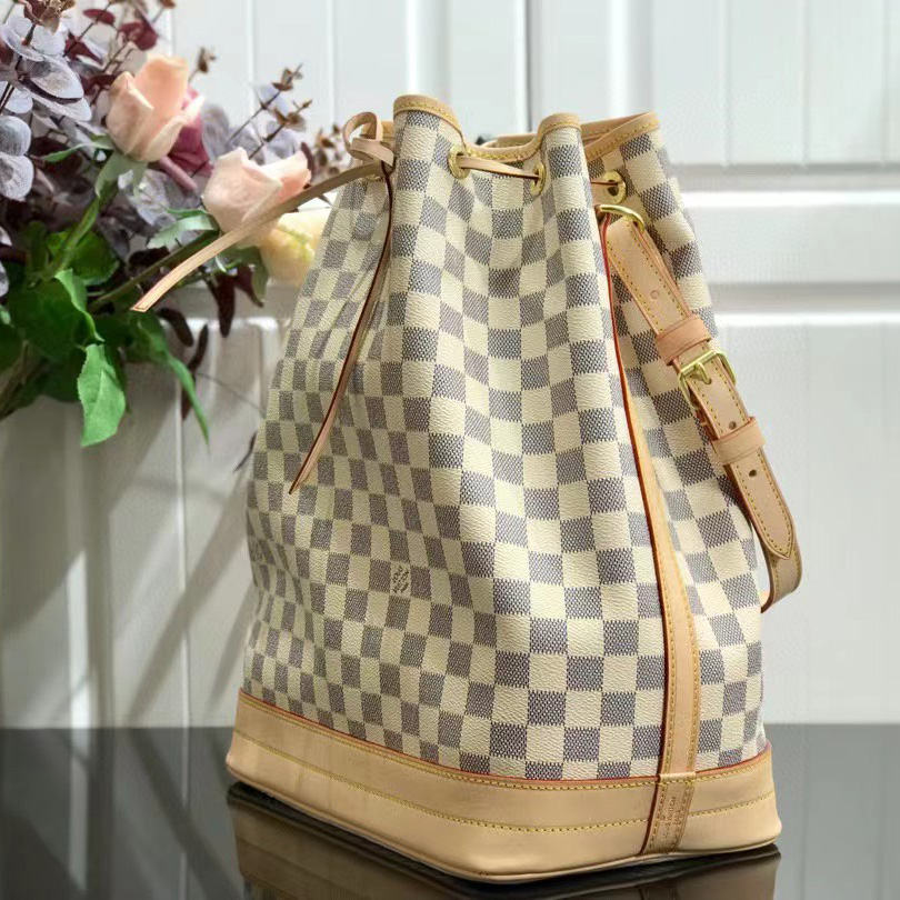 Louis Vuitton Damier Ebene Neonoe MM Safran (27,5-36-20cm) - EUR FASHION