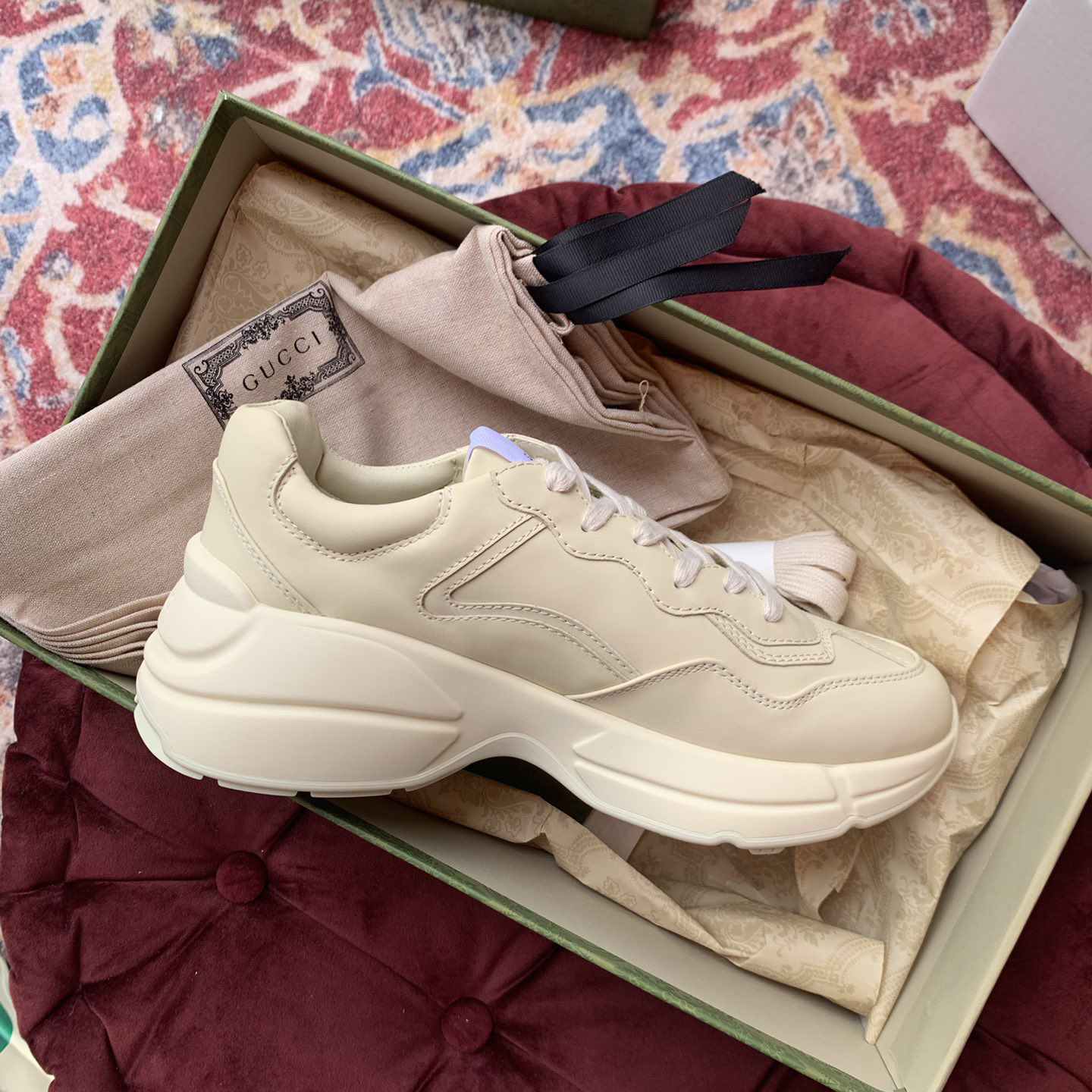 Gucci Rhyton-Sneaker für Herren in Weiß - EUR FASHION