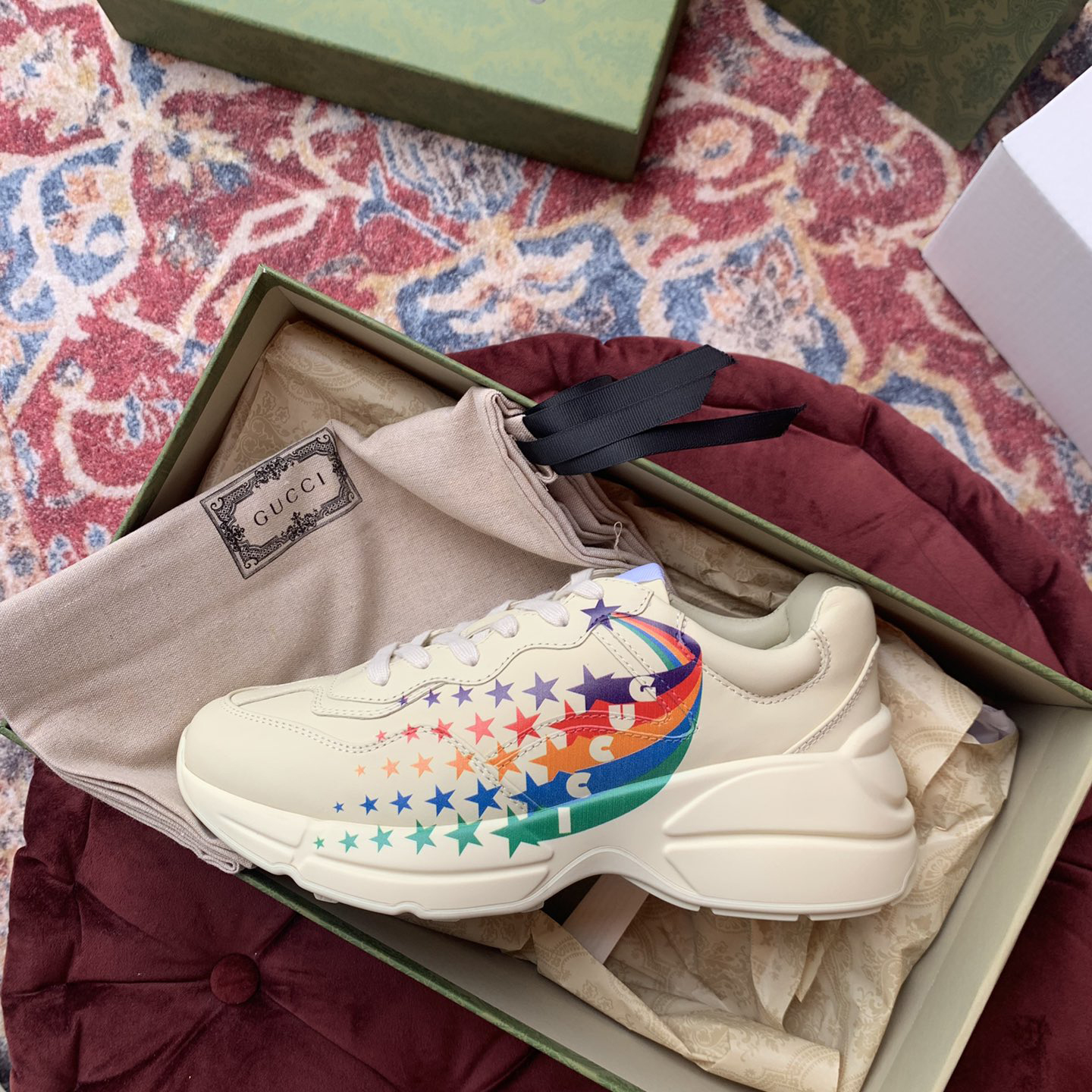 Gucci Rhyton-Sneaker für Herren in Weiß - EUR FASHION